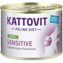 KATTOVIT Sensitive Turkey - šlapias kačių maistas - 185g