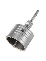 80 mm šakių skylių pjūklas su adapteriu SDS+ ir pagrindiniu grąžtu