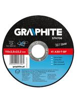 Metalo pjovimo diskas 115 x 2,5 x 22 mm, 41 A30-T-