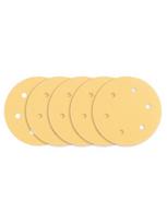 Šlifavimo popierius su lipduku 225 mm, K120, 5 vnt., su 6 skylutėmis šlifuokliui 59G264, 59G265