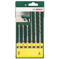 Bosch Accessories Promoline 2607019447 Hartmetall Hammerbohrer-Set 6teilig 5 mm, 6 mm, 6 mm, 8 mm, 8 mm, 10 mm SDS-Plus 1 Set
