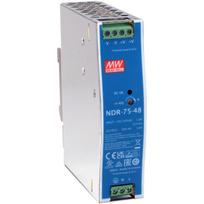 LevelOne 48V DC Industrie-Netzteil, 75W, DIN-Schiene,-20 ~ +70 ?, 75 W, 90 -264 V, 76,8 W, 47 - 63 Hz, 1.45 A, 16 ms