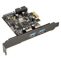 SilverStone EC04-E - USB-Adapter - PCI Express 2,0 x1 Low Profile - USB, USB2.0, USB3.0 (SST-EC04-E)