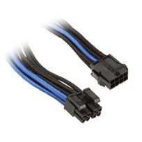 Silverstone EPS 8-Pin zu EPS/ATX 4+4-Pin Kabel, 300mm - schwarz/ (SST-PP07-EPS8BA)