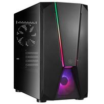 SilverStone Fara V1M Pro Micro-ATX Gehäuse, ARGB, Tempered Glass - schwarz