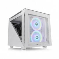 Thermaltake Divider 200 TG Snow - Micro-Case - micro ATX - Seitenteil mit Fenster (gehärtetes Glas)