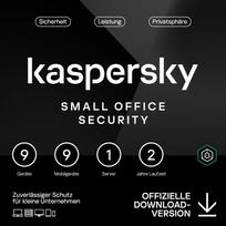 Kaspersky Small Office Security [9 Geräte - 2 Jahre] Base 9 Geräte + 9 Mobilgeräte + 1 Dateiserver - 2 Jahre