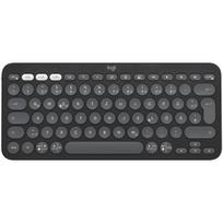 Logitech Pebble Keys 2 K380s - Tastatur - kabellos - Bluetooth LE - QWERTZ - Deutsch - Tonal Graphite (920-011795)
