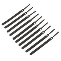 Kolink Velcro Hook and Loop Cable Ties - 10 Pack, 150mm, Black