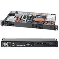 Super Micro Supermicro SC510 T-203B - Rack - einbaufähig - 1U - Mikro-ATX - SATA/SAS - Hot-Swap 200 Watt - Schwarz (CSE-510T-203B)