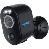 Reolink Argus Series B330 WLAN Überwachungskamera Schwarz 5MP (2880x1616), Akkubetrieb, IP65-Wetterschutz, Nachtsicht in Farbe, Intelligente Erkennung