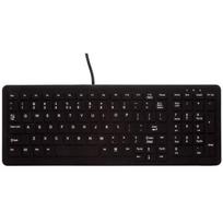 Tast Active Key AK-C7000 Desinfizierbare & beleuchtete Hygiene-Tastatur mit Nummernfeld CleanFunction USB schwarz (DE) (AK-CB7000F-U1-B/GE)