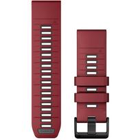 Garmin QuickFit-Armband 26 mm Silikon Marsala/Graphit (010-13393-06)