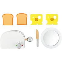 Small foot Wooden Toaster Breakfast žaislų rinkinys iš medienos 3y+ 7 vnt.