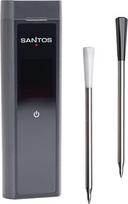 SANTOS "Bluetooth" grilio termometras PRO - belaidis ir valdomas programėle - 2 jutikliai - 100 m atstumas - iki 300 °C - magnetinis - suderinamas su "iOS" / "Android
