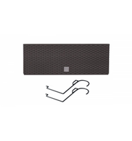 Lauko plastikinis vazonas RATO CASE W, rudos sp., 18 x 58 x 20 cm