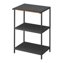 Matinės juodos spalvos iš plieno pastatoma lentyna 60x90x46,5 cm Tower – YAMAZAKI