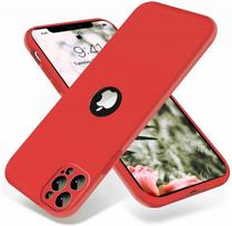 Forcell SOFT dėklas, skirtas iPhone 12 PRO max, raudonas