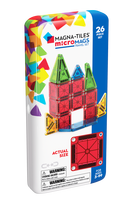 MAGNA-TILES  MICROMAGS Kelioninis konstruktorius, 26 det.