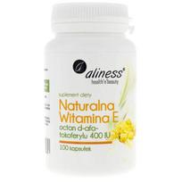 Aliness Natūralus vitaminas E 400 TV - 100 kapsulių