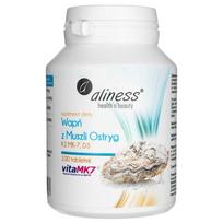 Aliness Kalcis iš austrių kriauklių su vitaminu K2 MK-7 ir D3 - 100 tablečių