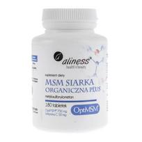 Aliness MSM Organic Sulfur Plus - 180 tablečių