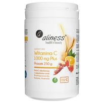 Aliness Vitaminas C 1000 mg Buffered Plus milteliai - 250 g