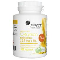 Aliness Magnio citratas 125 mg su B6 - 100 kapsulių
