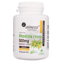 Aliness Rhodiola Rosea 500 mg - 60 kapsulių