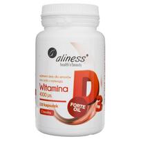 Aliness Vitaminas D3 FORTE aliejus 100 mcg - 120 kapsulių