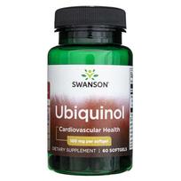 Swanson Ubichinolis 100 mg - 60 minkštųjų gelių