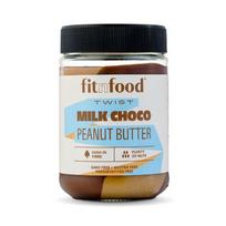 Fitnfood Choco Peanut Butter Twist 350g - Juodojo šokolado su riešutais