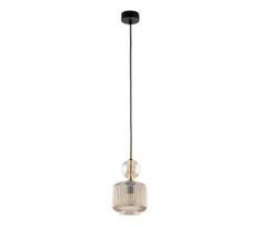 Pakabinamas šviestuvas ant laido SOPHIA 1xE14/10W/230V juodas/dūminė smėlio spalva