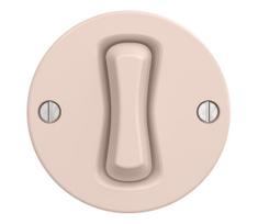Kliklap - Retro laiptų jungiklis be rėmelio Nr. 6 senovinė rožinė