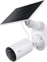 "Tapo C410 KIT" saulės stebėjimo kameros lauko baterija, 2K 3 MP, spalvotas naktinis matymas, "MicroSD" atmintis, 6400 mAh neišimamas akumuliatorius, dvipusis garsas, asmens aptikimas, "Alexa" ir "Google Assistant", 2,4 GHz