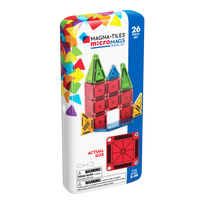 MAGNA-TILES MICROMAGS Kelioninis konstruktorius, 26 det.