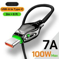 USB A į C įkrovimo kabelis, 6,6 pėdos C tipui