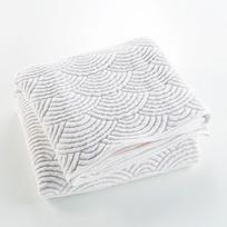 Baltos spalvos/smėlio spalvos iš Jersey audinio lovatiesės ir pagalvės užvalkalų rinkinys 240x260 cm Cassandra – douceur d'intérieur