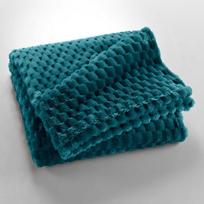 Mėlynos spalvos iš mikroflanelės antklodė ir pledas 125x150 cm Mini Frosty – douceur d'intérieur