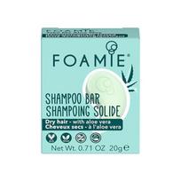 Kietas šampūnas Foamie Shampoo Bar – Aloe You Very Much, sausiems plaukams, 20 g