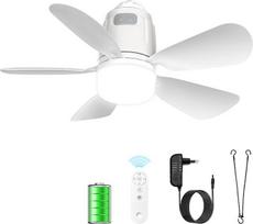"Gliztech" lubinis ventiliatorius lauke 50 cm, 20000 mAh stovyklavimo ventiliatoriaus lempa su baterija, mobilus ventiliatoriaus šviestuvas lauke, kablys ir nuotolinio valdymo pultas, pavėsinė, terasa, palapinė, skėtis