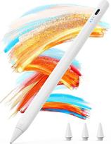 "Kingone Pen" rašiklis "Apple iPad 2018-2025", 2X greitasis įkrovimas, suderinamas su "iPad 11/10/9/8/7/6", "Pro M4/12.9/11/13", "Air 3/4/5/M2/M3", "mini 7/6/5", su magnetiniu sukibimu, delno atmetimu ir pakreipimu.