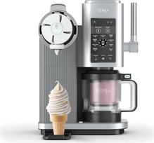 "Ninja Swirl by Creami Sorbetière et Machine à Glaces" su 2 puodais, 13 režimų kreminiams ledams, itališkiems ledams, želatinai, šerbetams, pieno kokteiliams gaminti, papildoma galimybė, "Machine Gris Platine", NC701EU