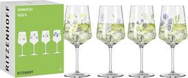 RITZENHOFF 6041007 Aperityvo stiklinių 500 ml rinkinys, 4 vnt., serija Sommertau, 4 vnt., skirtas Hugo Pagaminta Vokietijoje
