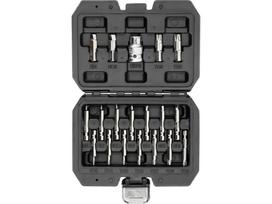 Antgalių rinkinys | sugadintiems T-Star (Torx) ir hex | 19 vnt. (YT-04584)