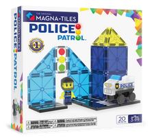 MAGNA-TILES  Magnetinis konstruktorius „Policijos patrulis“, 20 det.