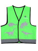 Vaikiška šviesą atspindinti liemenė LittleLife Hi Vis Green Dinosaur (Dydžiai: S)