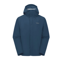 Moteriška striukė nuo lietaus - Rab Downpour Eco Jacket (Dydžiai: XXL,Spalva: Mėlyna (ink))