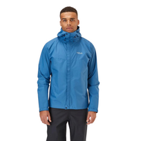 Moteriška striukė nuo lietaus - Rab Downpour Eco Jacket (Dydžiai: XXL,Spalva: Mėlyna (atlantis))