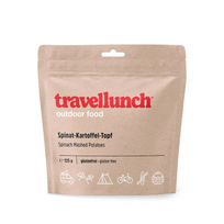50 numeris. Travellunch kelionėms produktas - bulvių košė su špinatais, 125 g.